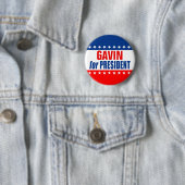 "GAVIN for PRESIDENT" Button 缶バッジ (インサイチュ)