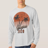 Gavin Newsom 2028社長Palm Tree Sunset Tシャツ (正面)