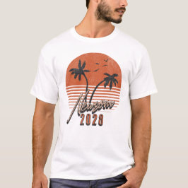 Gavin Newsom 2028社長Palm Tree Sunset Tシャツ