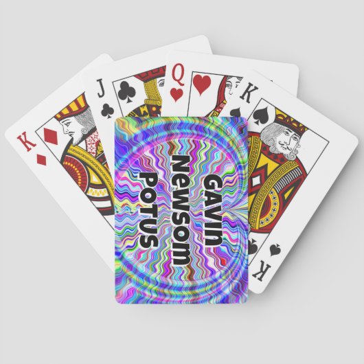 Gavin Newsom POTUS （単語を変更できる） トランプ (裏面)