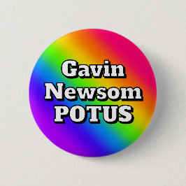 Gavin Newsom POTUS 缶バッジ