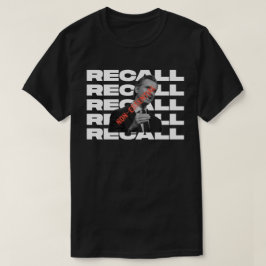 GAVIN NEWSOM RECOLL NON-ESSENTIAL Tシャツ