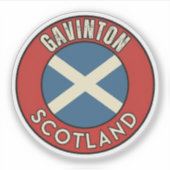 Gavinton, Scotland シール (正面)