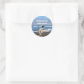Gaviota frente al mar ラウンドシール (バッグ)
