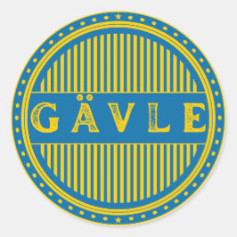 Gävle City Pride Emblem – Swedish Identity ラウンドシール