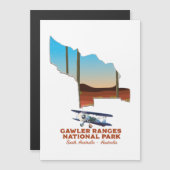 Gawler ranges travel poster map (正面/裏面)