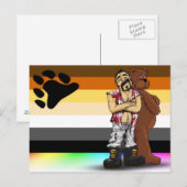 Gay bear flag Postal card ポストカード (正面/裏面)