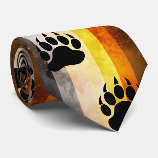 Gay Bear Paw Tie ネクタイ (ロール)