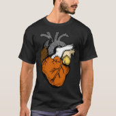 Gay Bear Pride Heart LGBT Retro Tシャツ (正面)