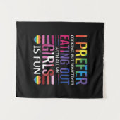 Gay Bisexual Pride Flag LGBTQ タペストリー (正面(横))