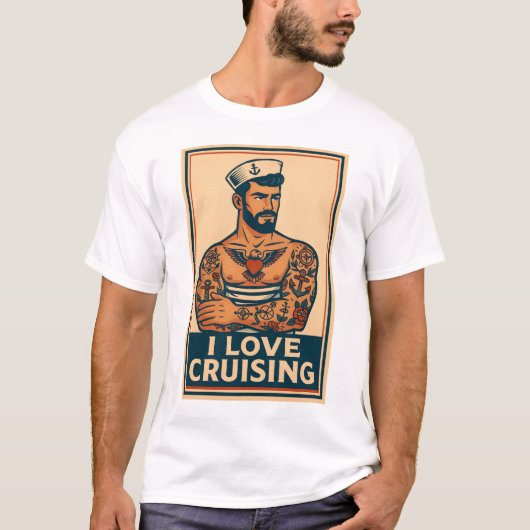 Gay Cruising T-Shirt | Gay Pride for Men | LGBTQ Tシャツ (正面)