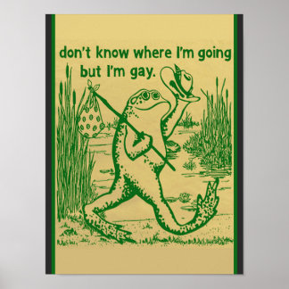 gay frog ポスター