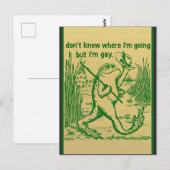 gay frog ポストカード (正面/裏面)