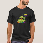 Gay Frog LGBT Pride Month Support Tシャツ (正面)