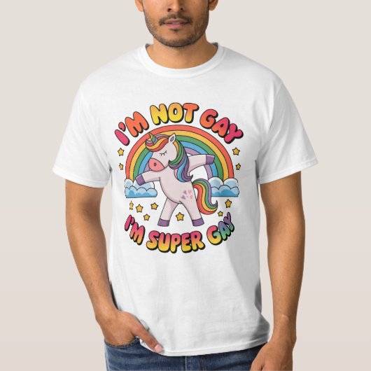  Gay Im Super Gay Sublimation-60681 Tシャツ (正面)