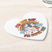 Gay Im Super Gay Sublimation-60681 Tri-Blend Shir ペーパーコースター (アングル)