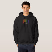 Gay Logger Pride Flag Barcode Queer Rainbow LGBTQ  パーカ (正面フル)