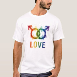 GAY LOVE T-Shirt | Gay Pride Shirt for Men | LGBTQ Tシャツ