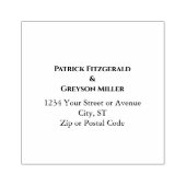 Gay Men Wedding Elegant Rainbow ラバースタンプ (インプリント)