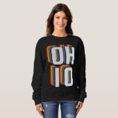 Gay Ohio Pride LGBTQ, Gay Pride Month , Gay Ohio R スウェットシャツ (正面フル)