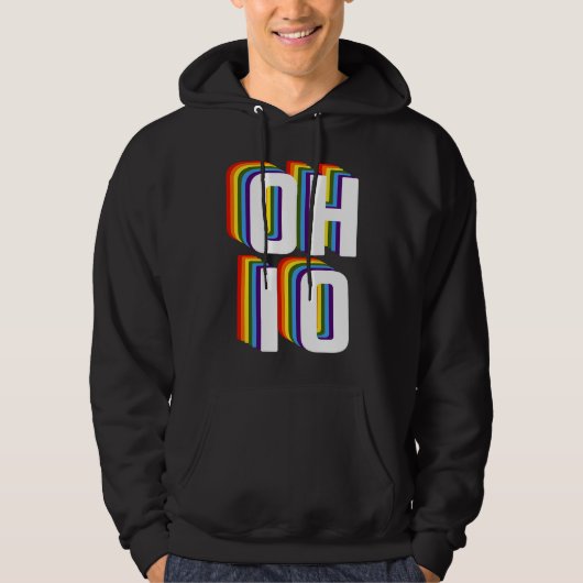 Gay Ohio Pride LGBTQ, Gay Pride Month , Gay Ohio R パーカ (正面)
