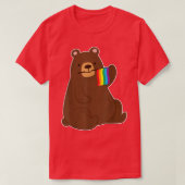 Gay Pride Bear Tシャツ (デザイン正面)