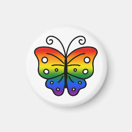 Gay Pride Butterfly Magnet マグネット