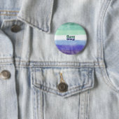 Gay pride flag badge  缶バッジ (インサイチュ)