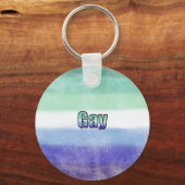 Gay pride flag key ring キーホルダー (正面)