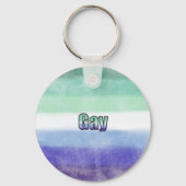 Gay pride flag key ring キーホルダー (裏面)