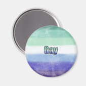 Gay pride flag magnet マグネット (正面/裏面)
