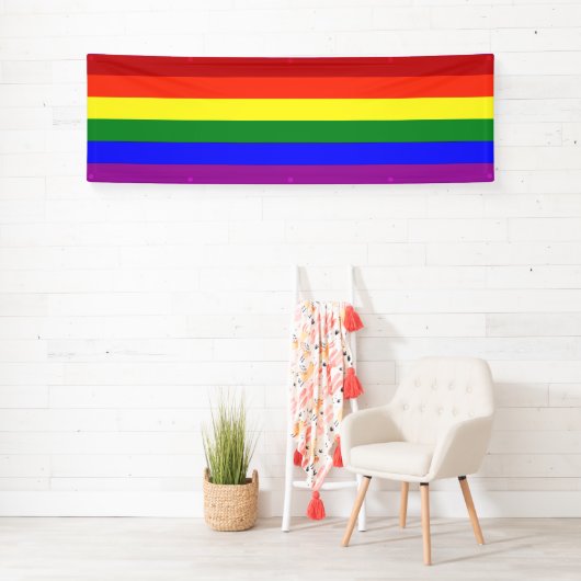 Gay Pride Flag Rainbow Flag Rainbow Stripes Store 横断幕 (インサイチュ)
