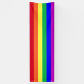Gay Pride Flag Rainbow Flag Rainbow Stripes Store 横断幕 (縦)