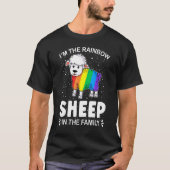 Gay Pride   I'm Rainbow Sheep Lgbt Gay Lesbian Tシャツ (正面)