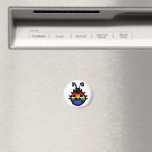 Gay Pride Ladybug Magnet マグネット (インサイチュ (食洗機))