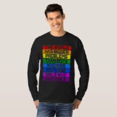 Gay Pride Month LGBT The World Has Bigger Problems Tシャツ (正面フル)