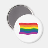 Gay Pride Movement Flag Magnet マグネット (正面/裏面)