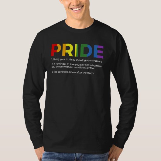 Gay Pride Pride Month Tシャツ (正面)