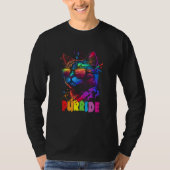 Gay Pride Purride  Cat LGBT Pride Month Equality Tシャツ (正面)