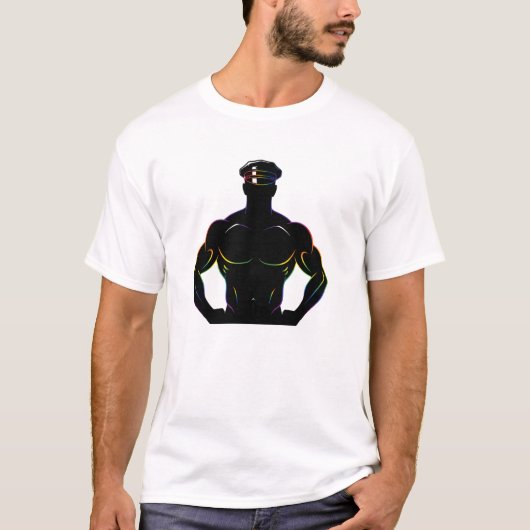 GAY SILHOUETTE Gay Pride Shirt for Men | LGBTQ Tシャツ (正面)