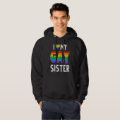 Gay Sister LGBT Rainbow Pride Lesbian Transgender パーカ (正面フル)