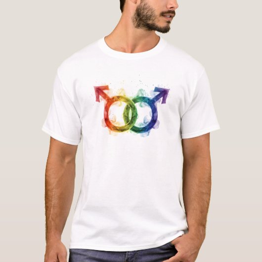 GAY SYMBOL T-Shirt | Gay Pride for Men | LGBTQ Tシャツ (正面)