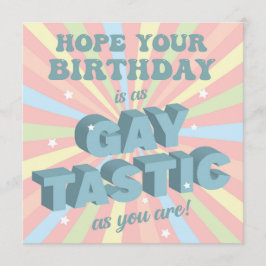 Gay Tastic Birthday カード