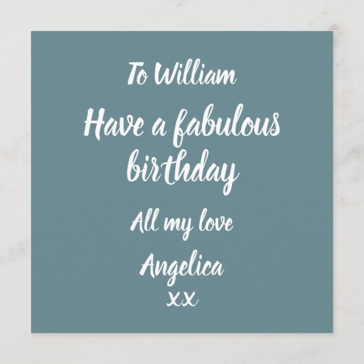 Gay Tastic Birthday カード (裏面)