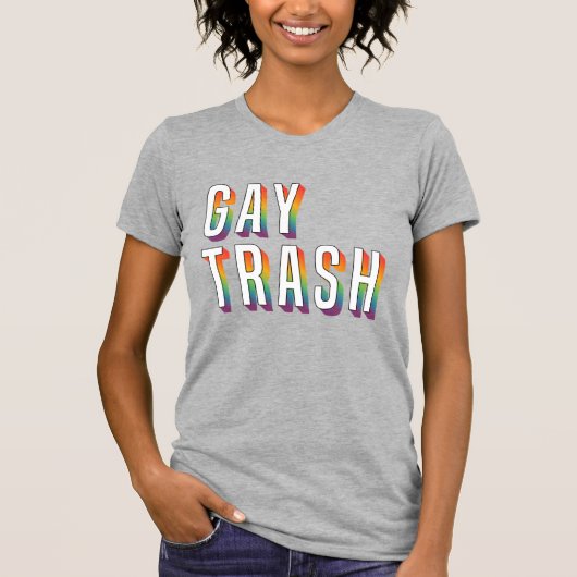 Gay Trash Tシャツ (正面)