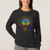 Gay Witch Crystals Wicca Witchcraft Satanic Mystic Tシャツ (正面)