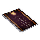 Gayatri Mantraサンスクリット語と英語 ノートブック (右側)