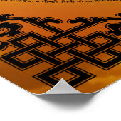 Gayatri Mantra 108回スパイラル ポスター (角)