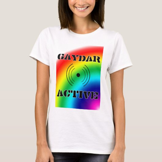 Gaydarの能動態I Tシャツ (正面)