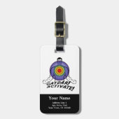 Gaydar! 活動化させて下さい! 虹のゲイ ラゲッジタグ (正面縦)